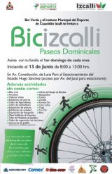 Tercer BicIzcalli - Paseos Dominicales