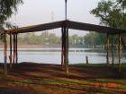 Lago Espejo de Los Lirios - Palapas de Madera